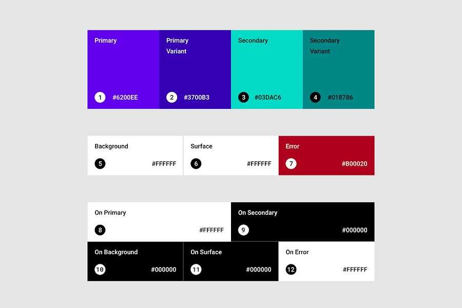 Color schemes